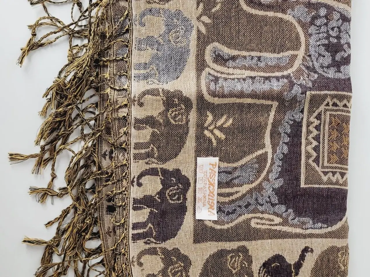 Billede 4 - ⭐️- Elegant og Blødt Pashmina Tørklæde - UBRUGT