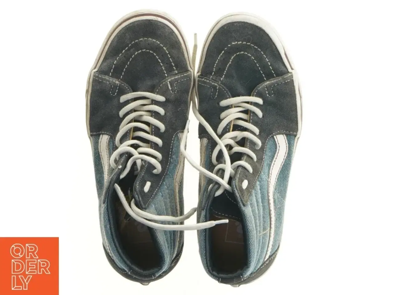 Billede 4 - Høje sneakers i denim og ruskind fra Vans (str. 37)