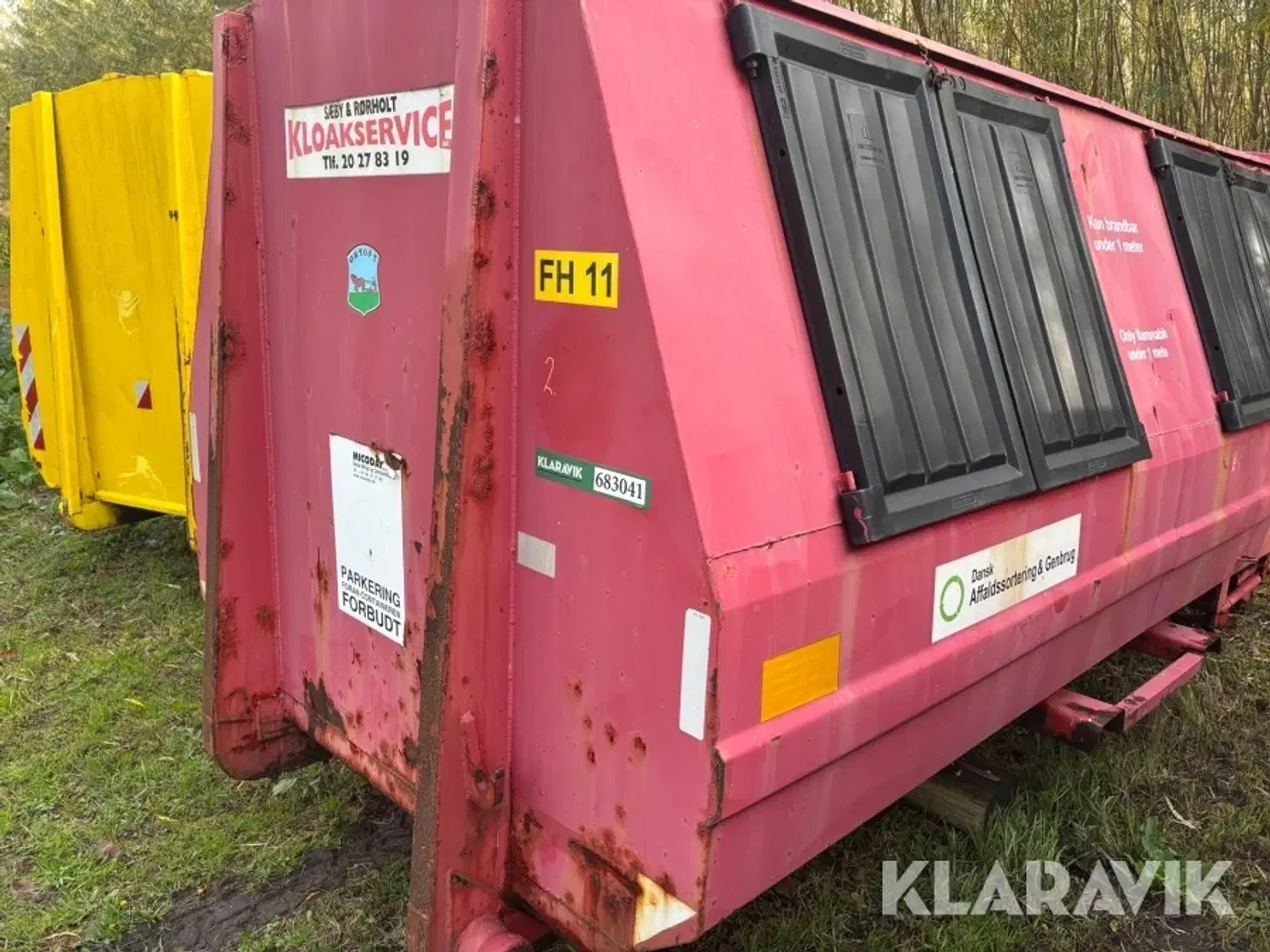 Billede 11 - Miljøcontainer Miljø-Art 4000 type L 3/3 mm