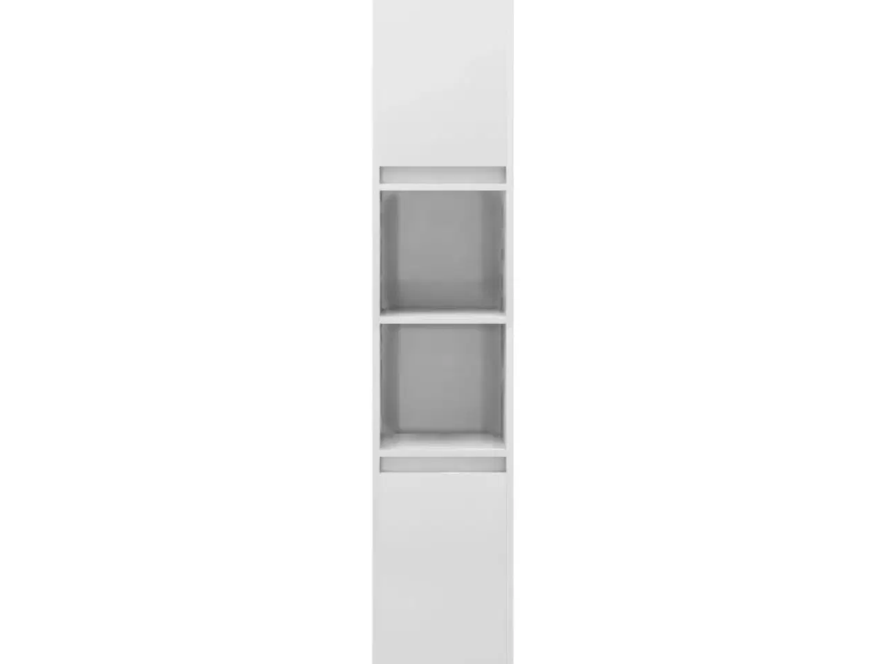 Billede 5 - Badeværelsesskab 30x30x183,5 cm spånplade hvid højglans