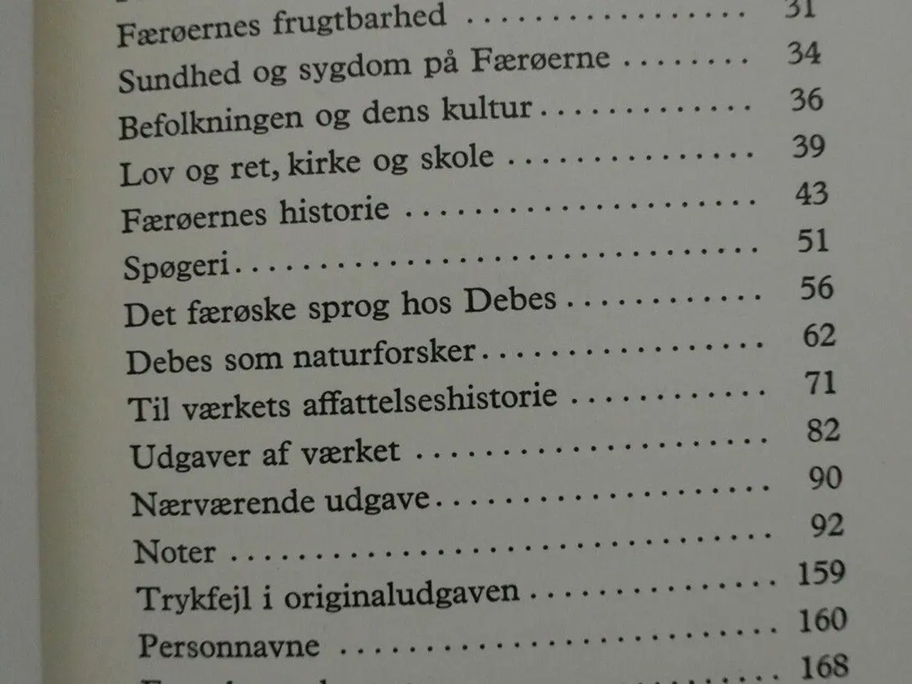 Billede 3 - færøernes beskrivelse 1673 og indledning 2 bind. f