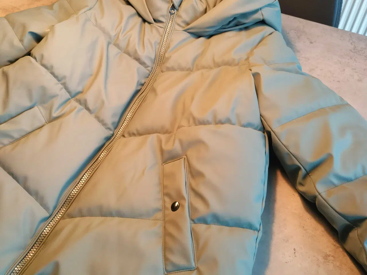 Billede 8 - Lækker vinterjakke, støvet grøn