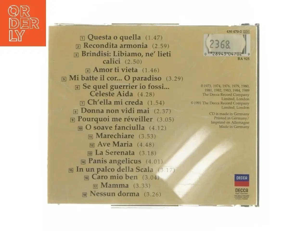 Billede 3 - CD Essential Pavarotti II