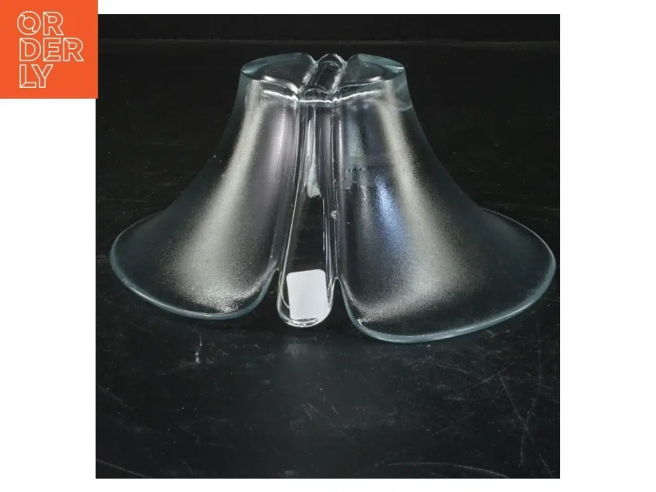 Billede 2 - Glas vase fra Holmegård (str. 8x17 cm)
