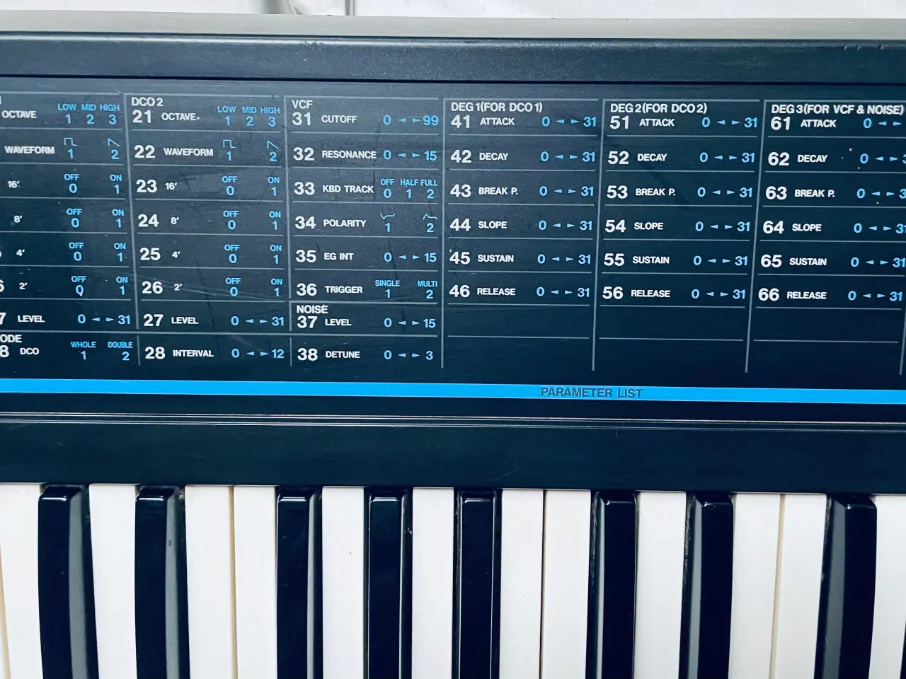 Billede 2 - KORG Poly-800 mkII. Synthesizer