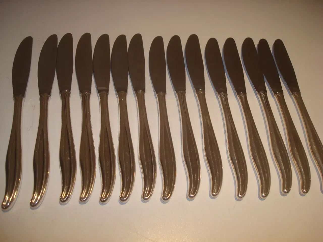 Billede 1 - COLOMBINE sølvplet, knive, serv,dele mm