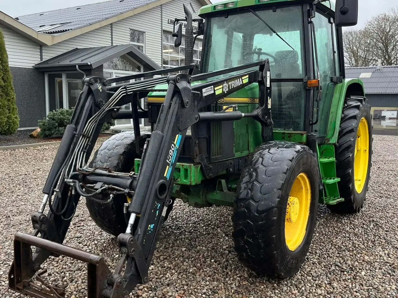 Billede 7 - John Deere 6100 Med frontlæsser