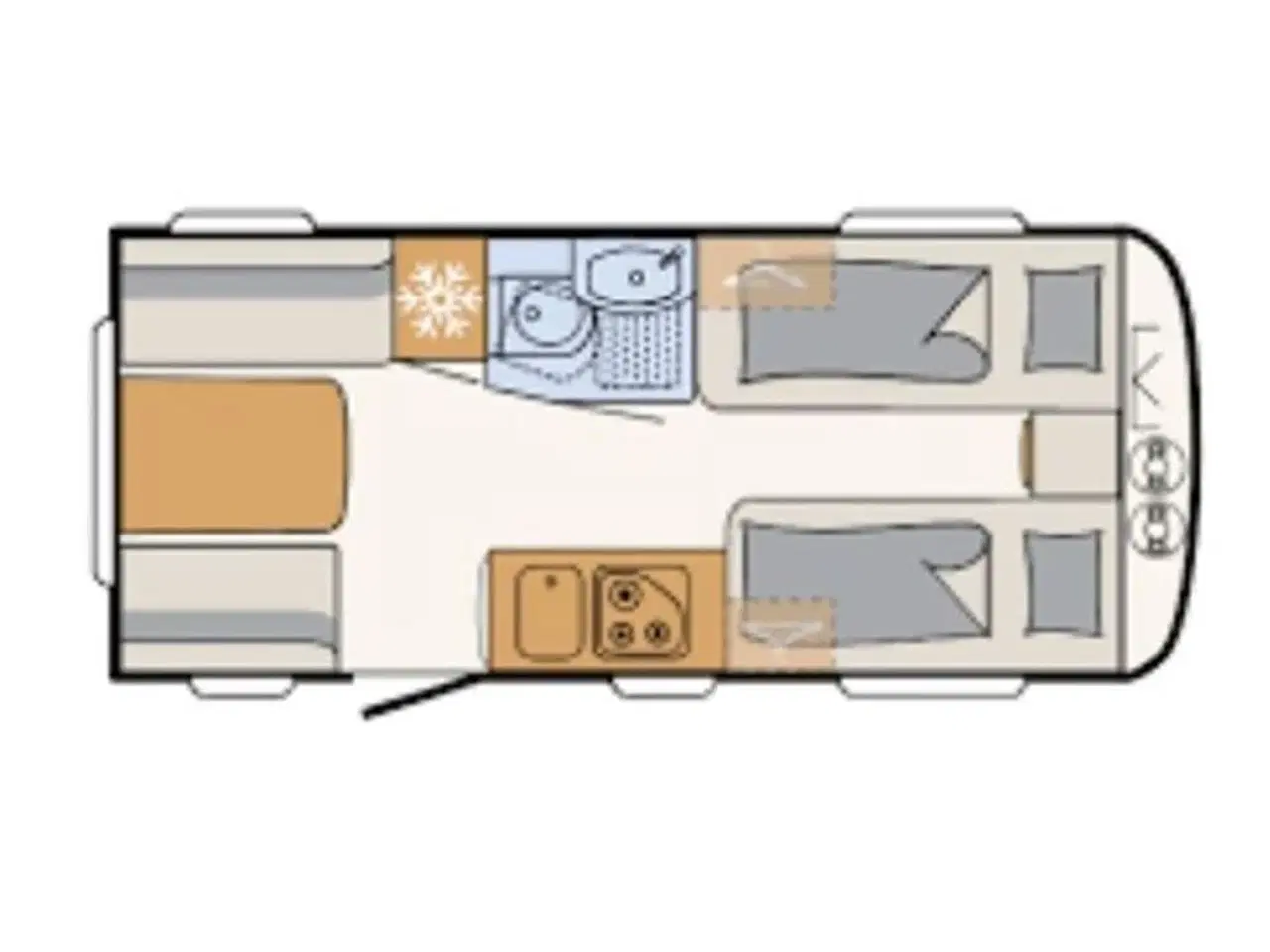 Billede 4 - 2021 - Dethleffs Camper 460 EL Dethleffs Camper 460 EL 2021 - Se den nu hos Camping-Specialisten.dk