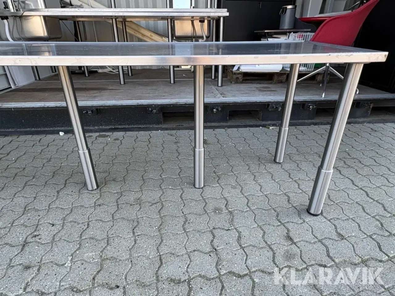 Billede 4 - Industriborde med vask - 4 styk