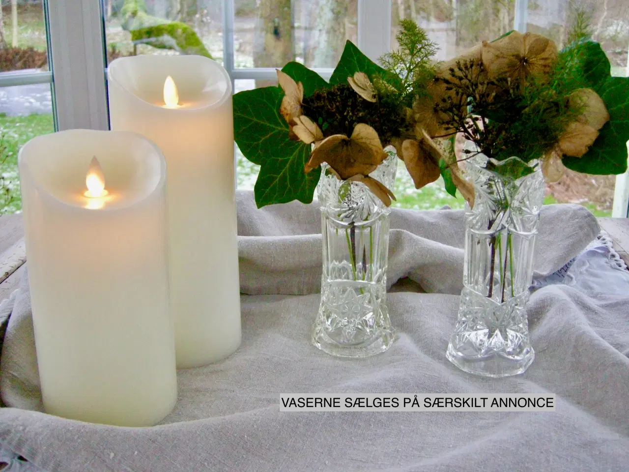 Billede 8 - Vaser i presset glas, Vintage vaser diamantmønster