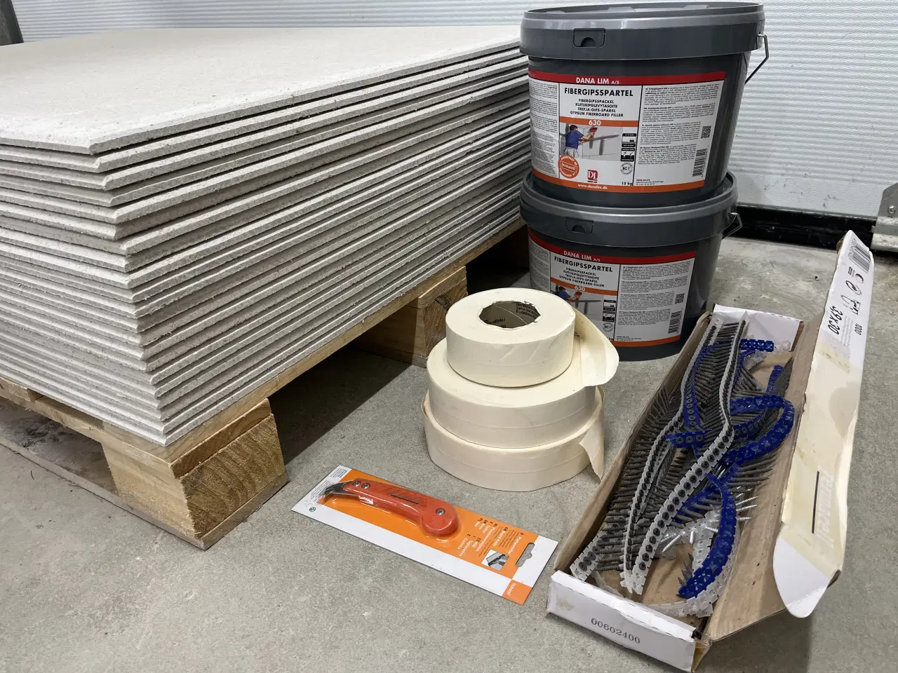 Billede 1 - Fermacell fibergips med 4 spartelkanter