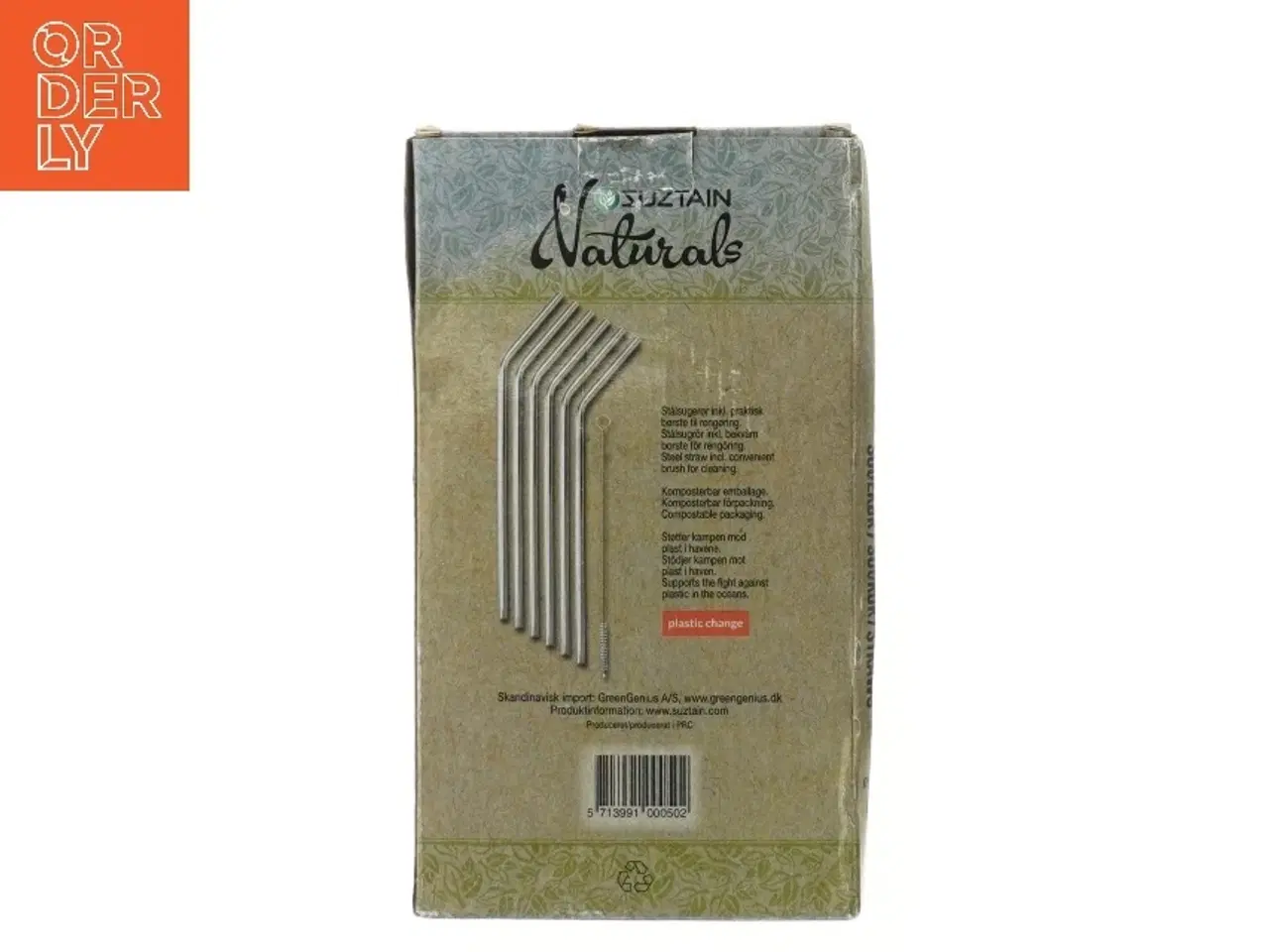 Billede 2 - Sugerør af rustfrit stål 8 mm fra Zuztain (str. Ø 8 mm)