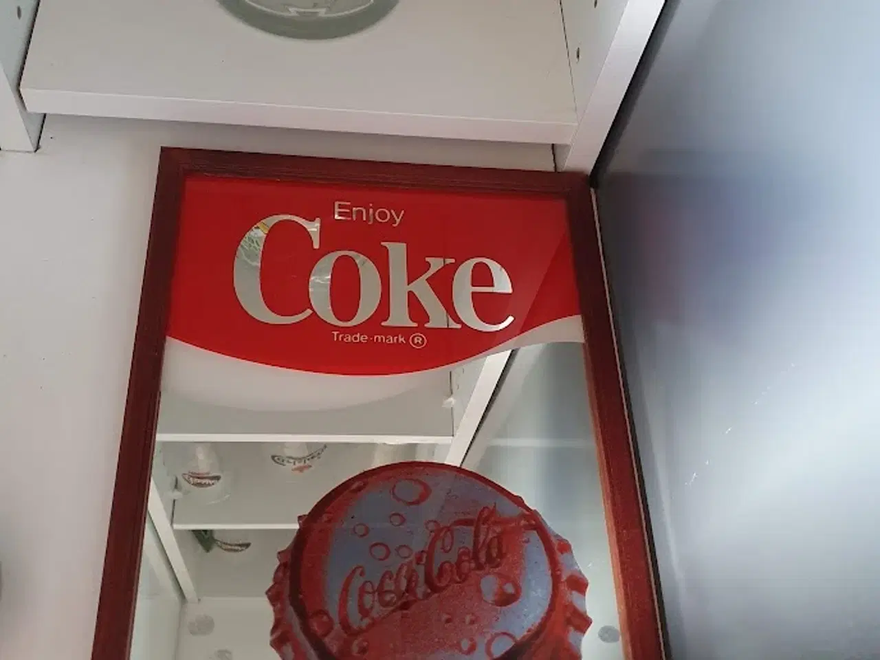 Billede 4 - Coca Cola plakater - retro, spejl og glas
