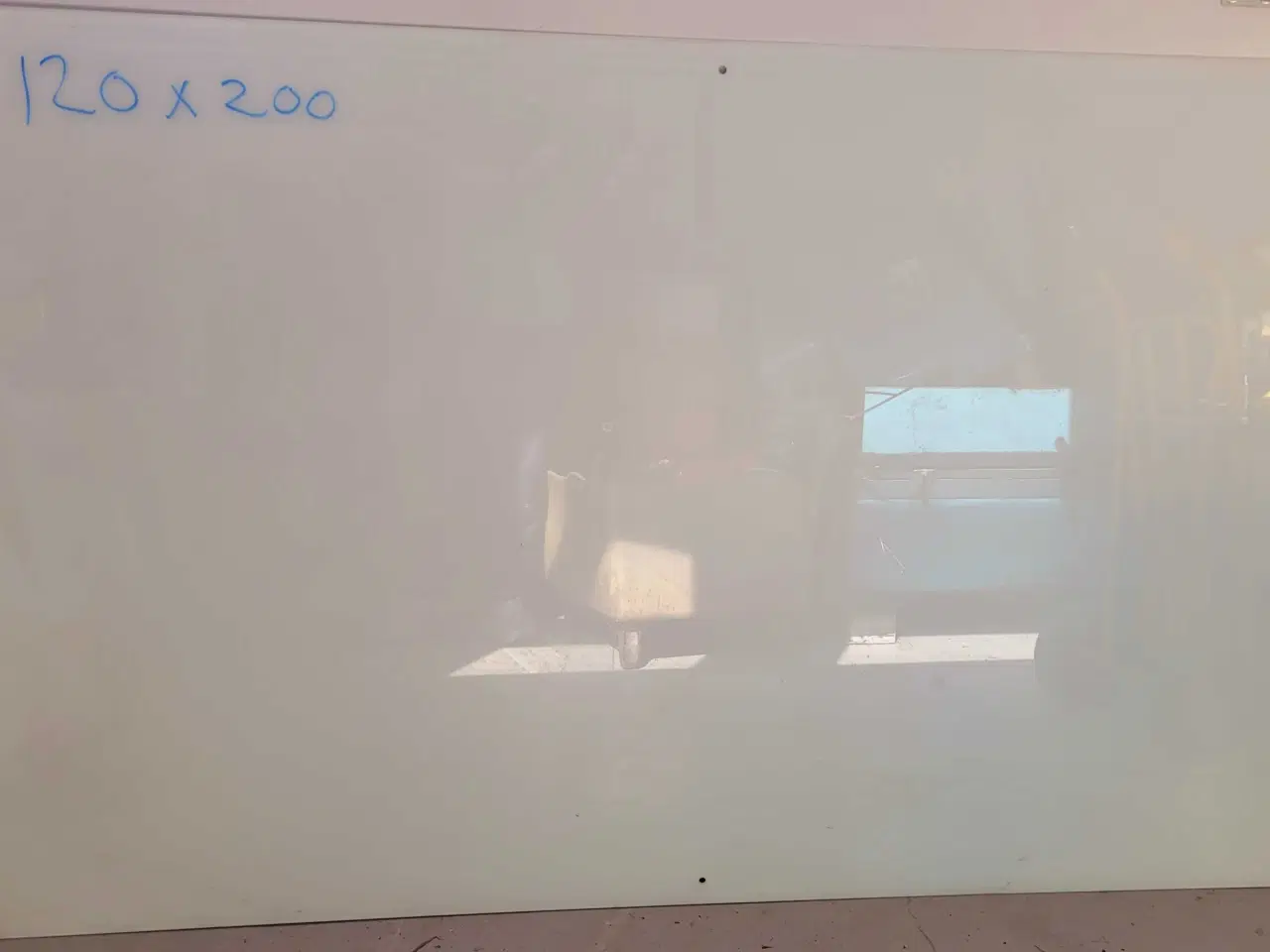 Billede 1 - 5 stk. magnetisk glas whiteboard 120 x 200 cm