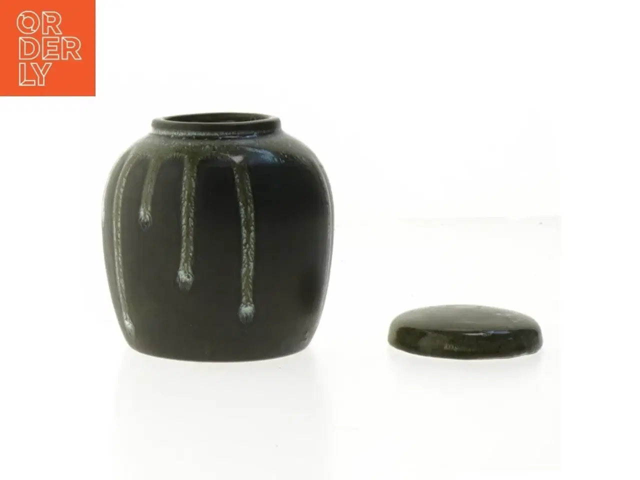 Billede 2 - Keramisk krukke med låg (str. 10 cm)