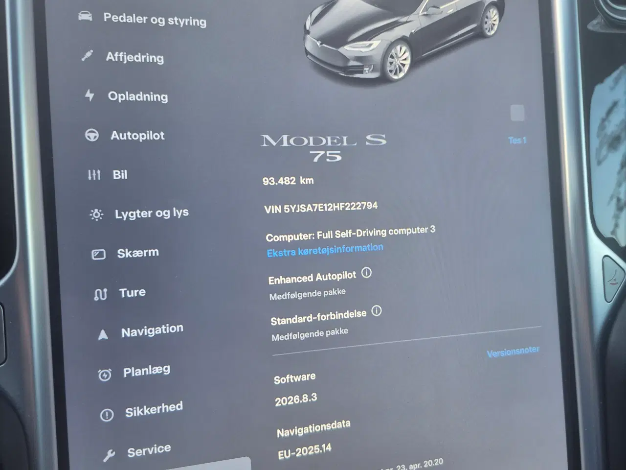 Billede 7 - Tesla Model S 75 Shadowline