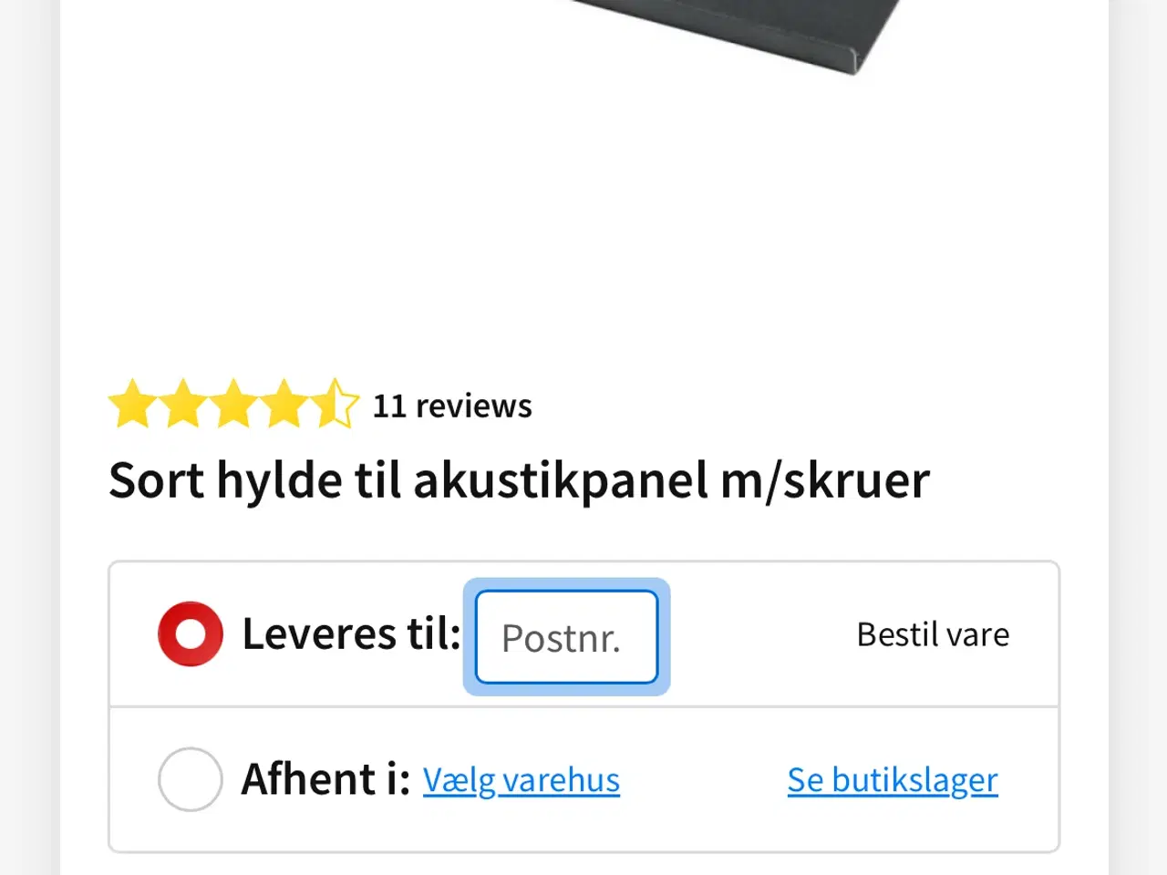 Billede 6 - Millex stål hylde til akustik paneler