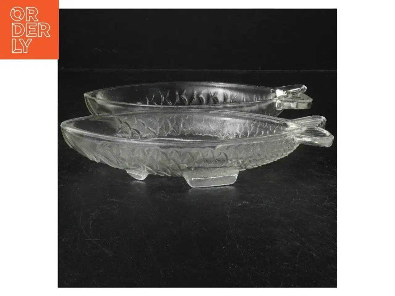 Billede 2 - Fiskefade af glas (str. 22 cm)