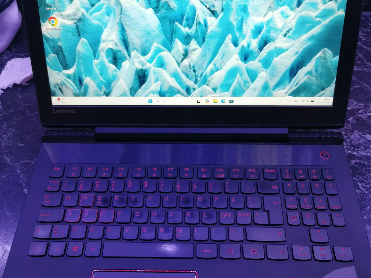 Billede 1 - Gammel Lenovo Legion Y520 gamer pc