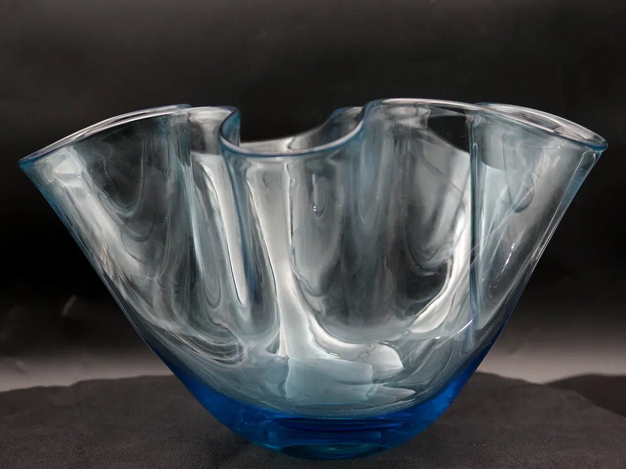 Billede 2 - Holmegaard Laguna XL blå Ø38 – Lütken