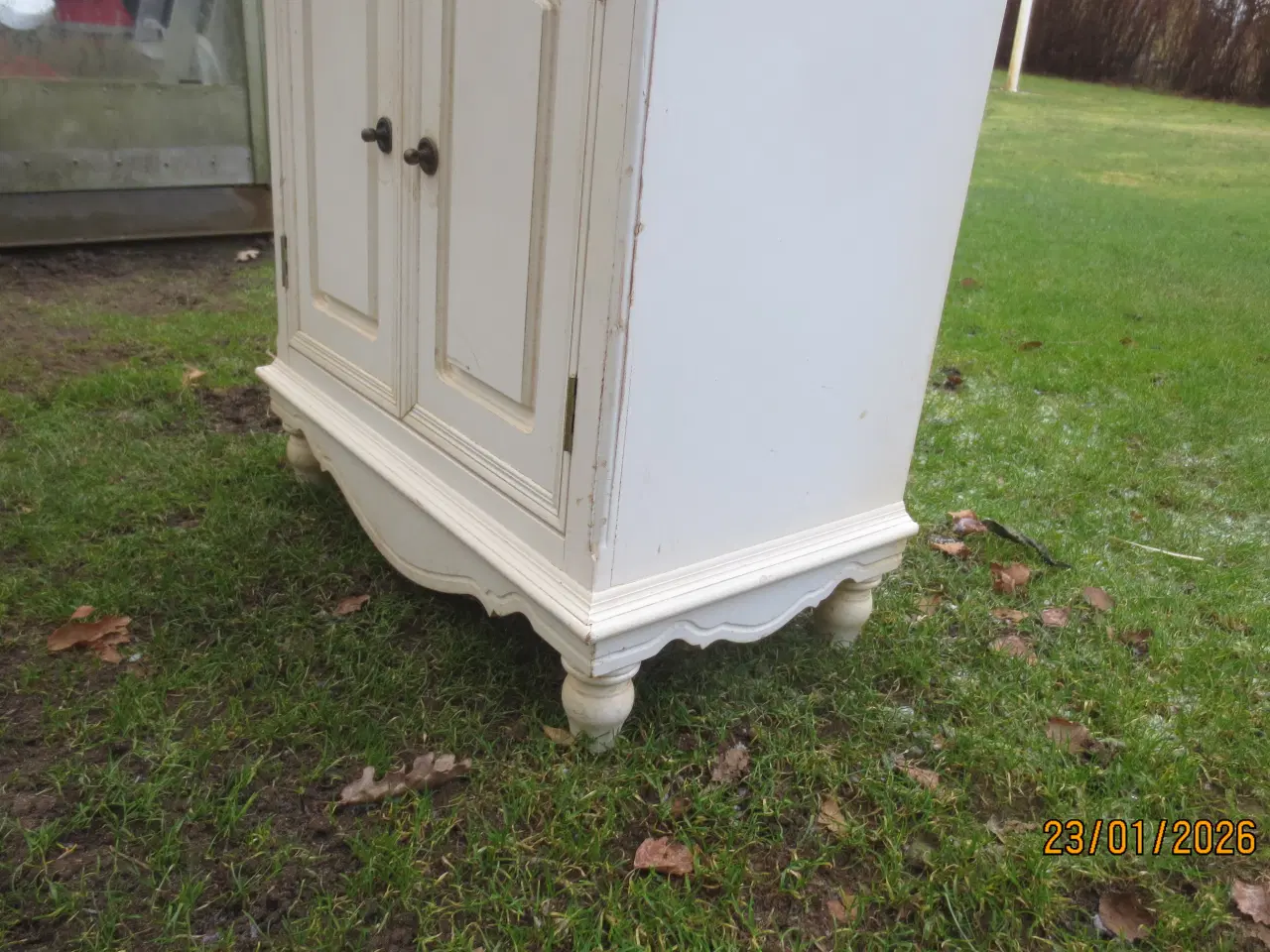 Billede 6 - 1 stk Lille Skab med 2 låger Hvid