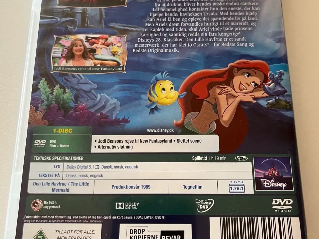 Billede 2 - Disney Den lille havfrue diamond edition