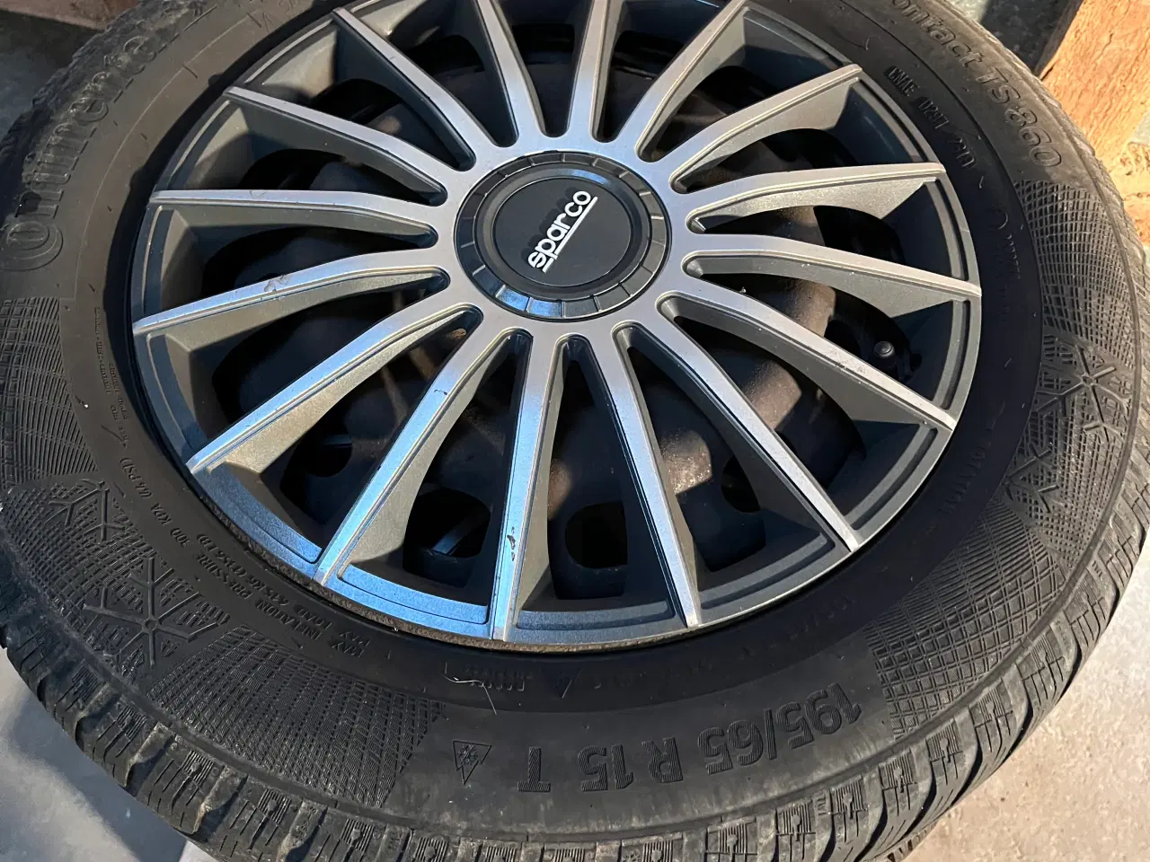 Billede 2 - 5 stk. vinterdæk på stålfælge