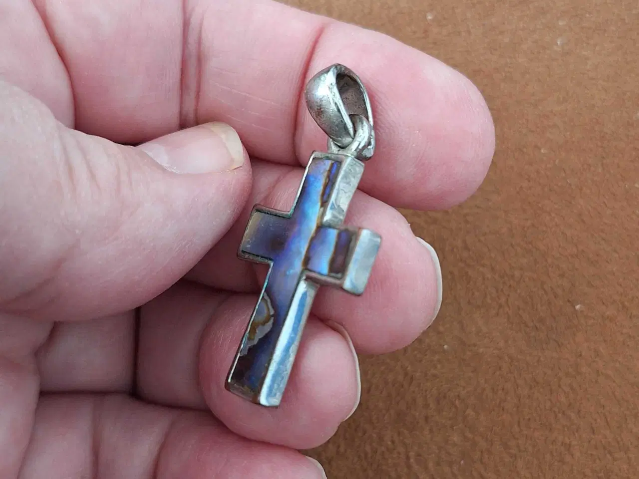 Billede 5 - Kors med perlemor 