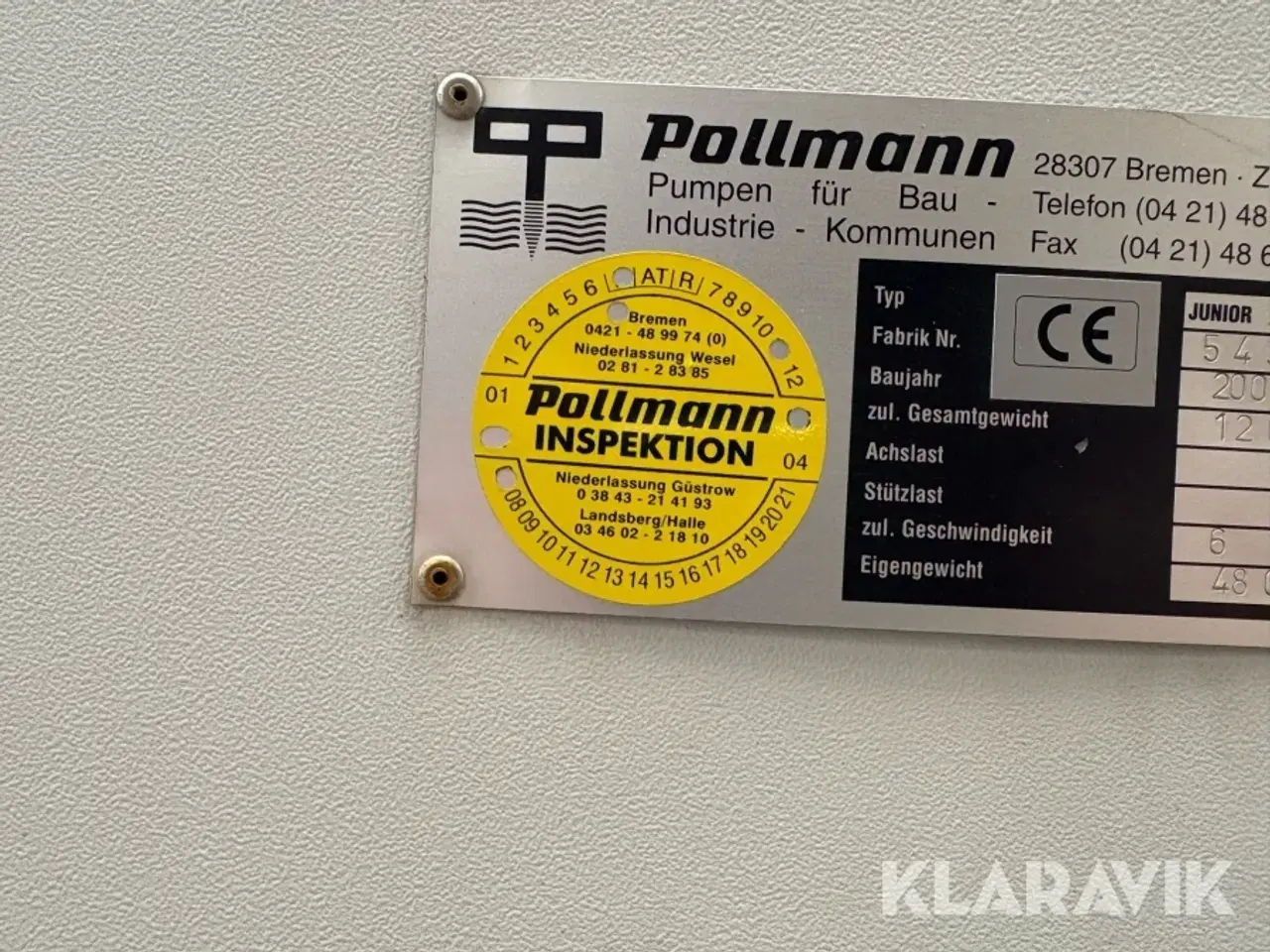 Billede 6 - Sugespidsanlæg Pollmann Junior 2000