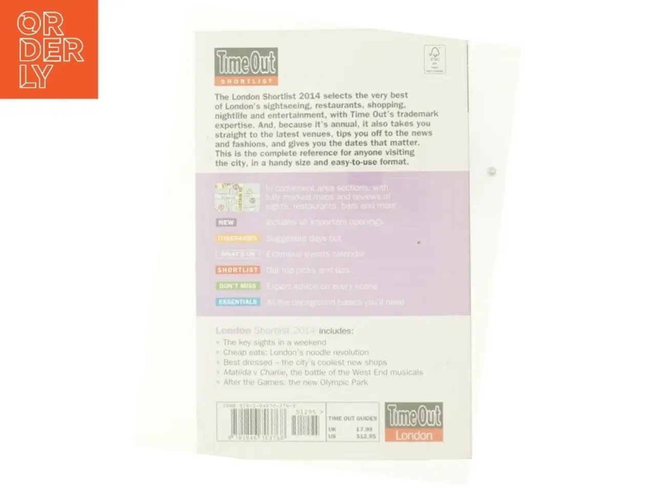 Billede 2 - Time Out Shortlist London 2014 af Time Out Guides Ltd (Bog)