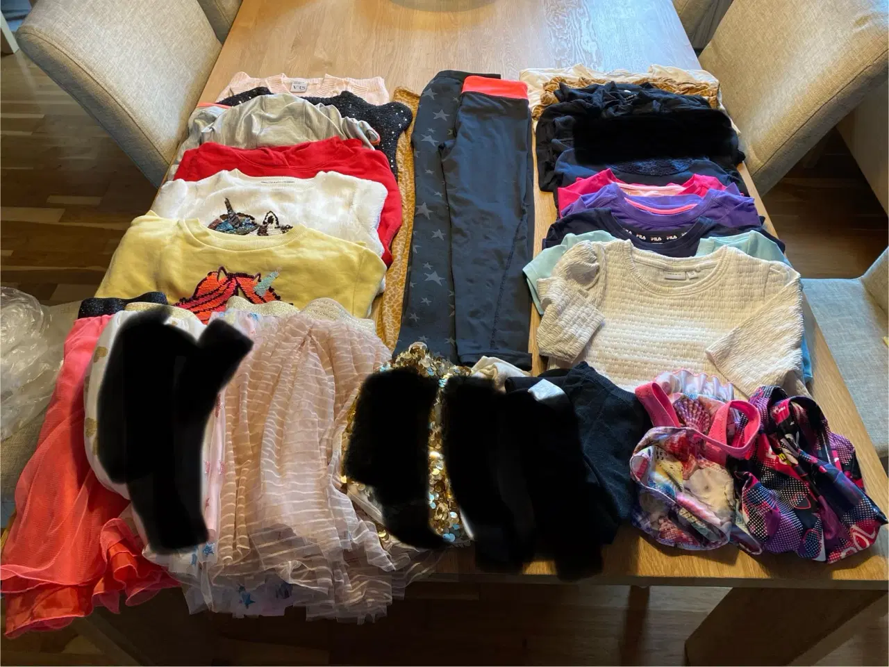 Billede 20 - Nederdele, bluser,leggings 122-128