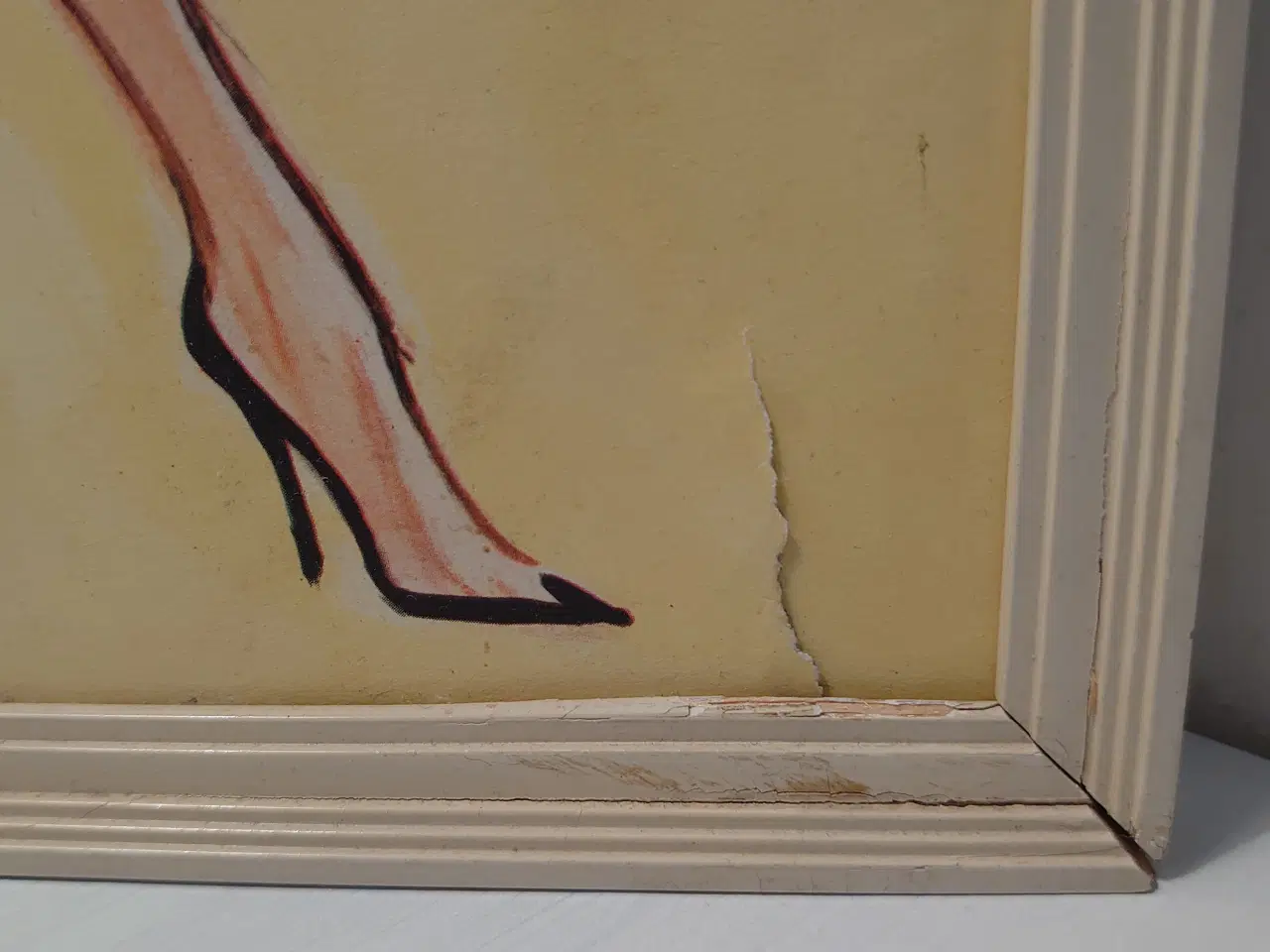 Billede 4 - Christel tegning indrammet. (26,5 x 39)cm. 1959