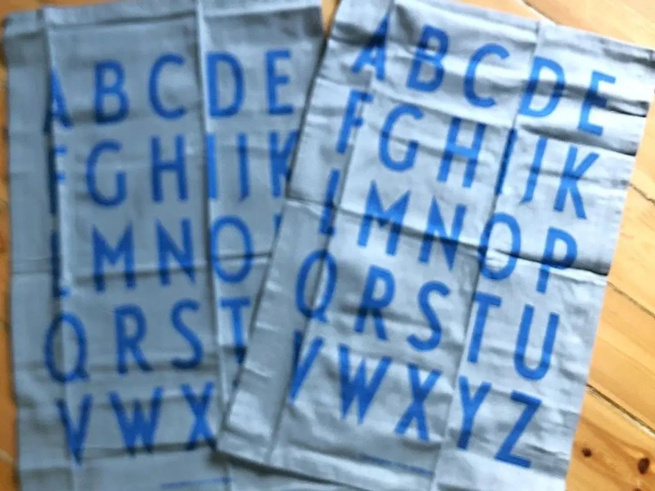 Billede 2 - 2 x 2 pakker designer-viskestykker fra A-Z