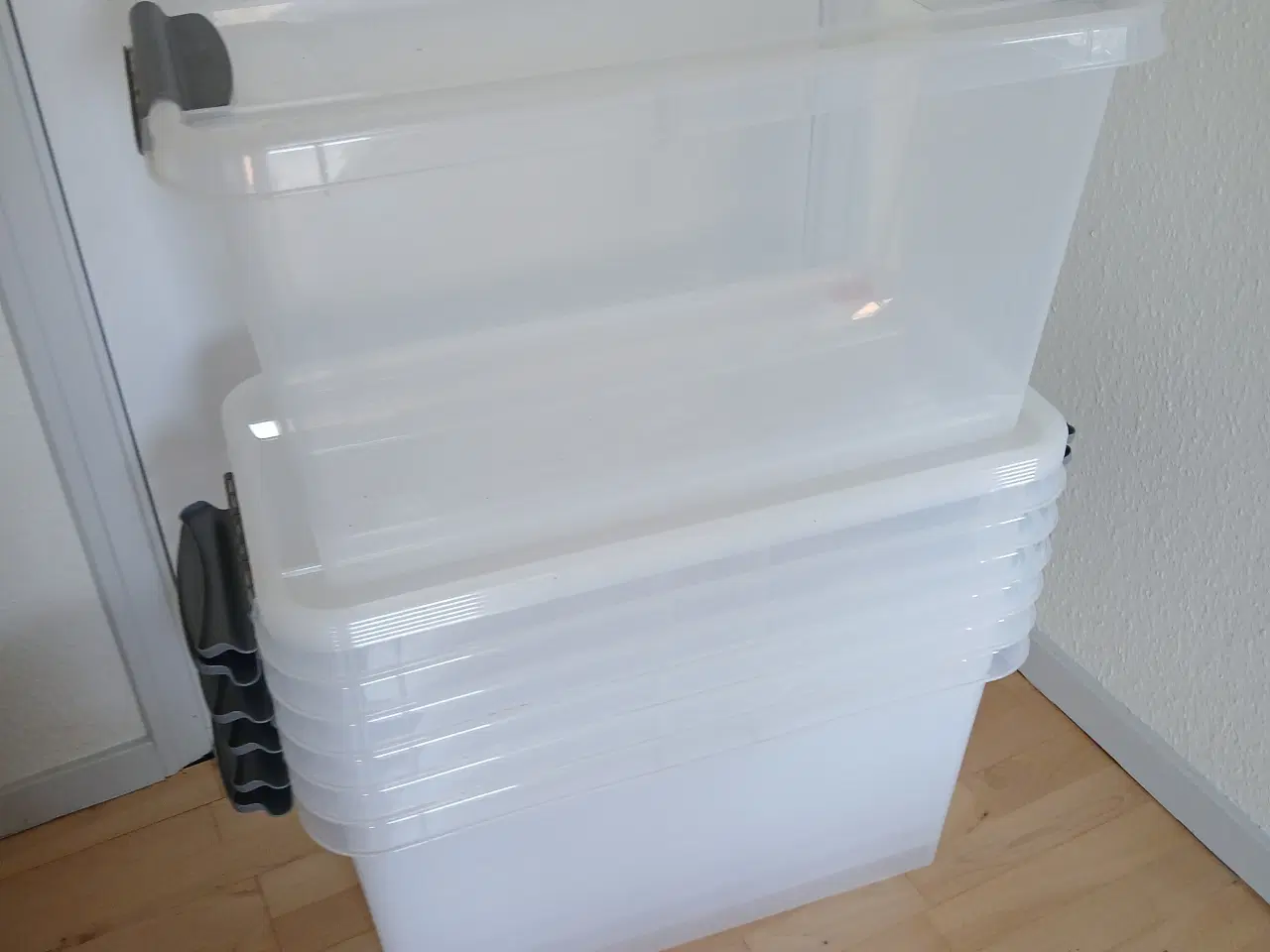 Billede 2 - 7 stk Store 70L Plast Team Probox opbevaringskasse