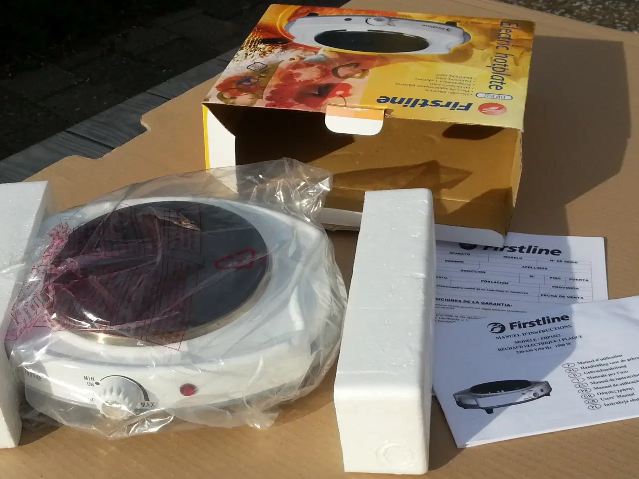Billede 2 - Elektrisk kogeplade 1.500W
