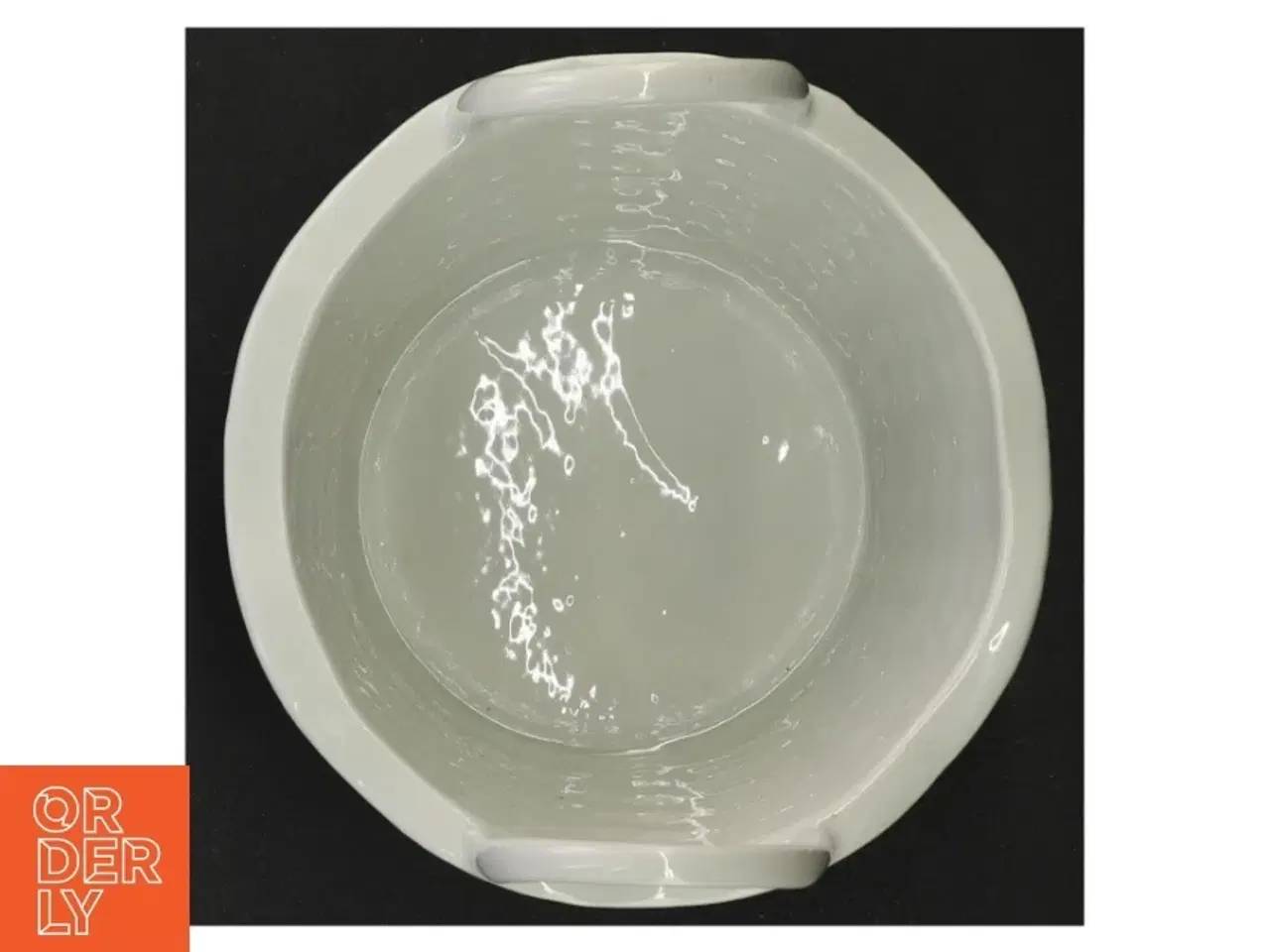 Billede 2 - Porcelænsskål formet som kurv (str. 14 x 12 x 13 komma 25 cm)