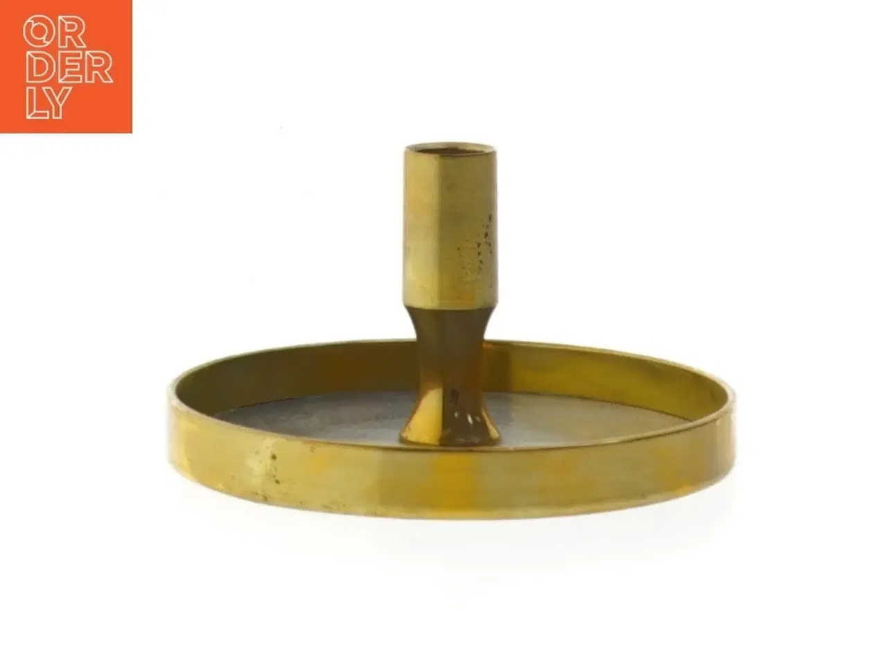 Billede 1 - Lysestage i metal (str. Ø 10 cm)