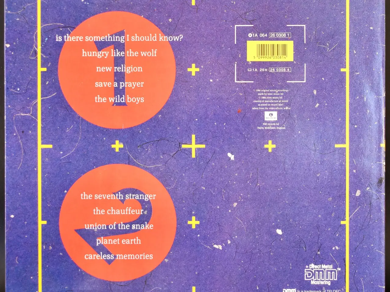 Billede 2 - Duran Duran - Arena - EU 1984 - VG+/VG+