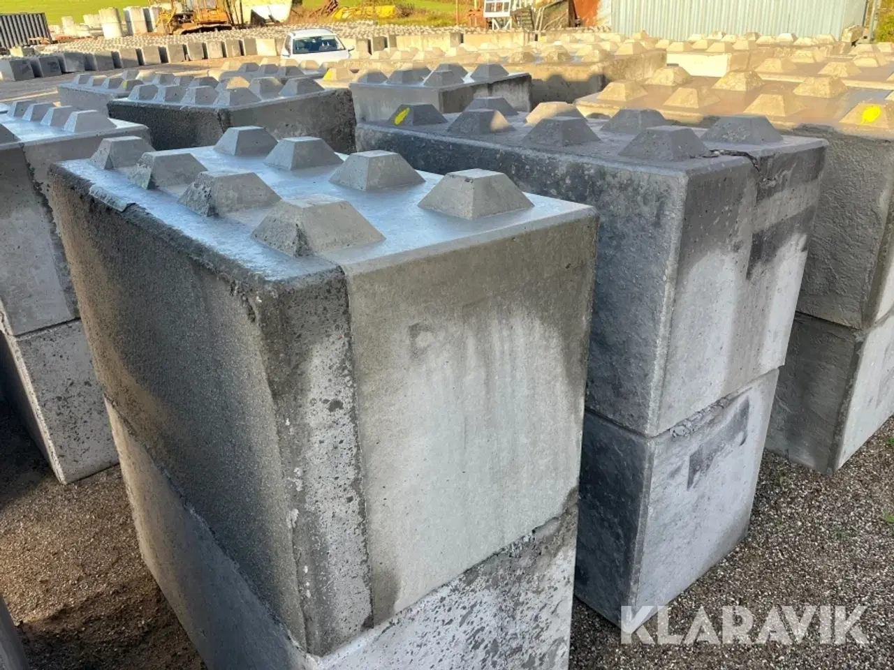 Billede 3 - Betonblokke / siloklodser 25 styk - 160x80x80cm