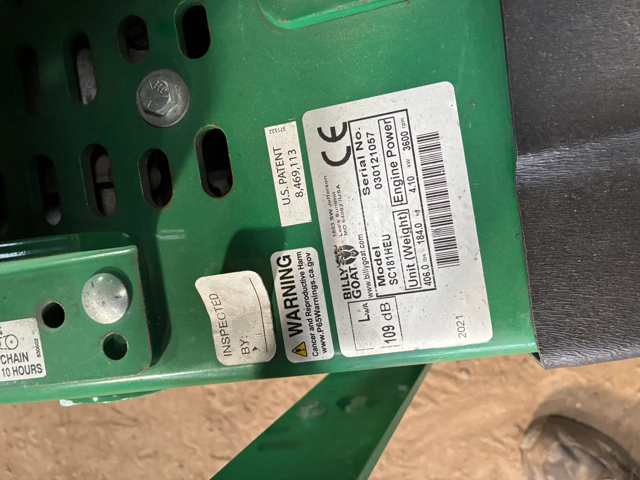 Billede 2 - Billy goat 45cm tørvskærer. Eller 4x4 turf cutter 