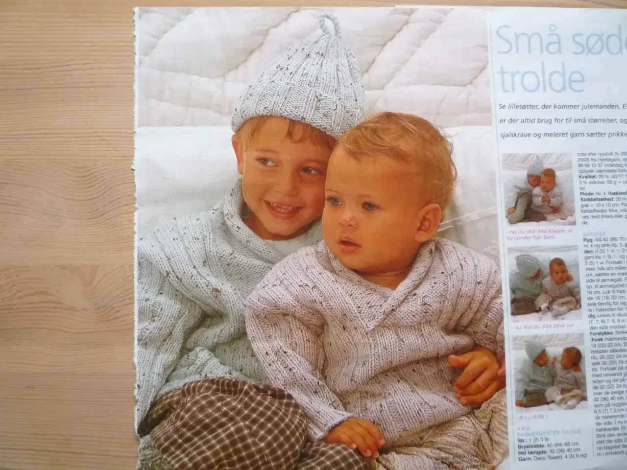 Billede 1 - 5 opskrifter på strikket babytøj
