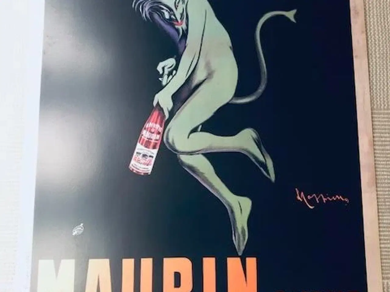 Billede 1 - Reklameplakat for Maurin Quina