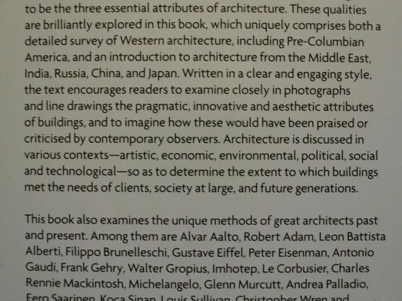 Billede 2 - a world history of architecture, by marian moffett