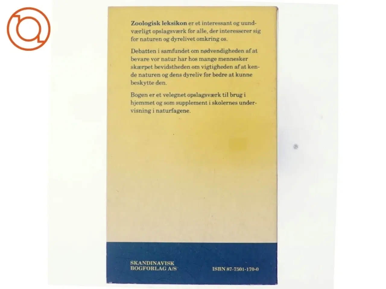Billede 3 - Zoologi Leksikon af B. Østergaard Pedersen (Bog)