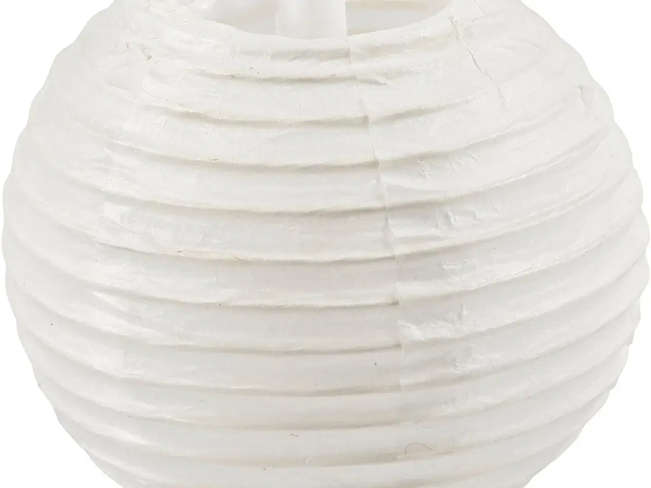Billede 1 - Papirlampe, Rund, diam. 7,5 cm, hvid, 10stk./ 1 pk.