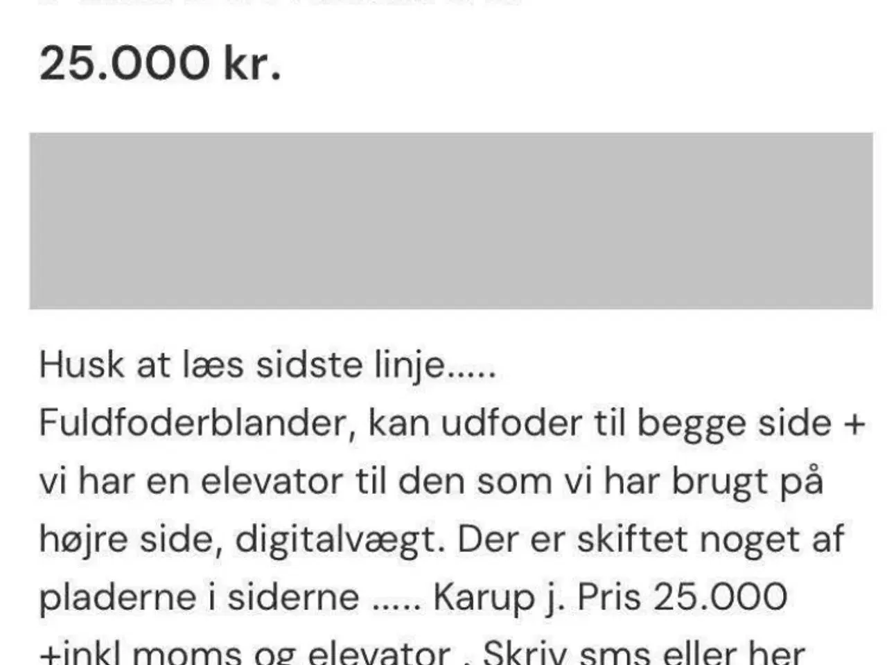Billede 2 - Fuldfoderblander 