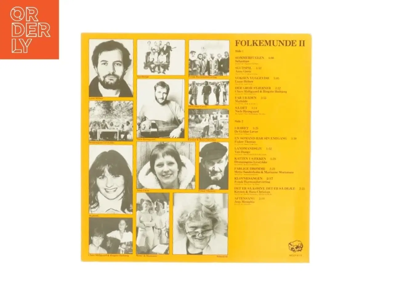 Billede 2 - Folkemunde Nr. 2 Vinylplade