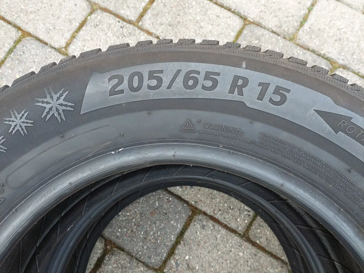 Billede 1 - 2 stk 205x65x15 vinterdæk