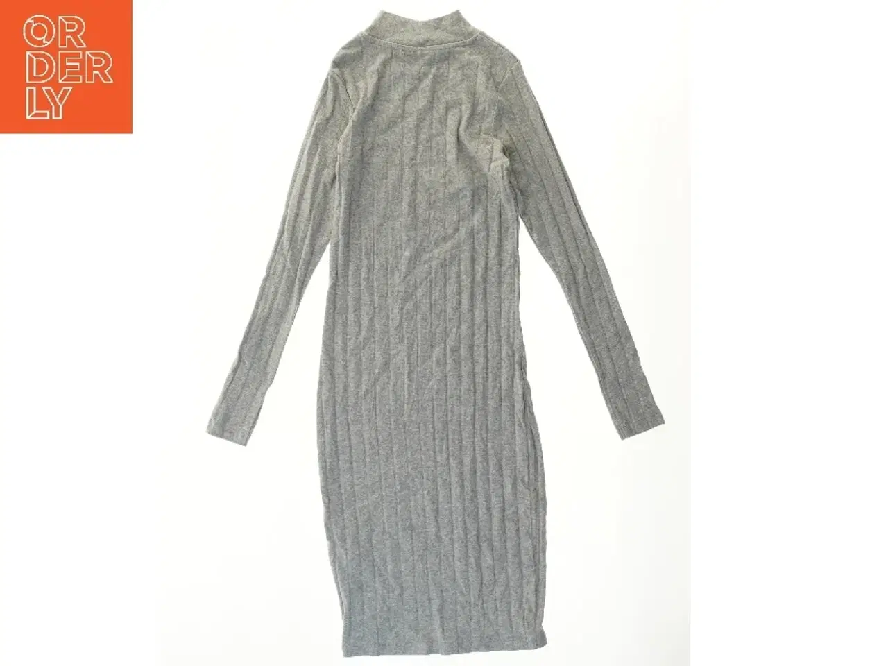 Billede 2 - Langærmet ribstrikket kjole fra Name It (str. 152)