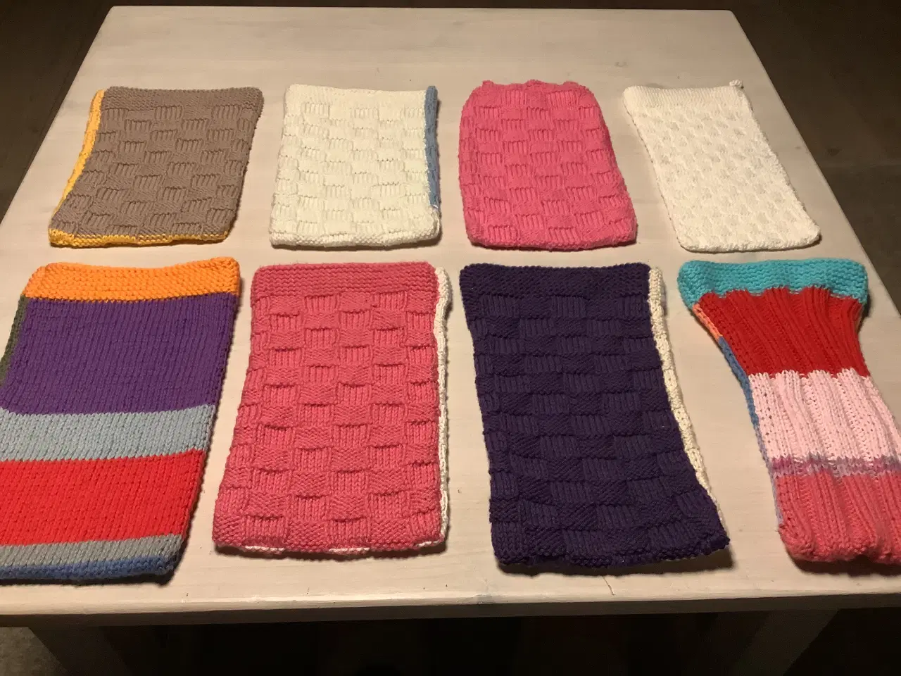 Billede 3 - Ny strikket vaskekluds poser i bomuld 